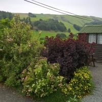 Picnic table where you can enjoy a barbecue and views of the surreounding hills