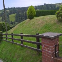 Enclosed fencing around the garden.
