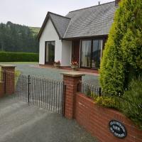 Gated entrance to the Mid Wales Accommodation.